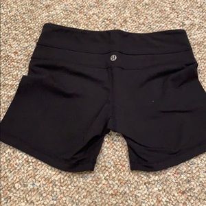 Lululemon shorts size 4, all black